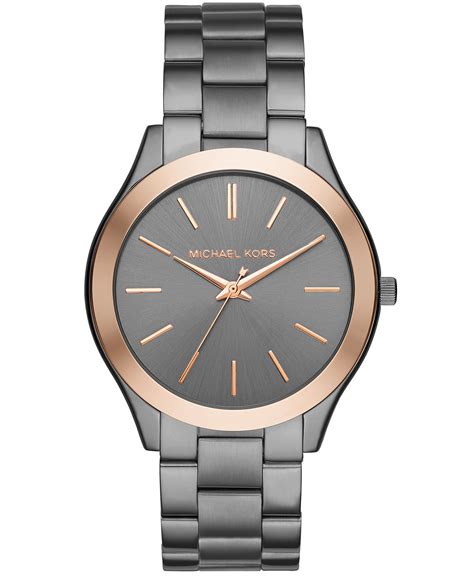 michael kors slim runway watch sable|Michael Kors oversized runway watch.